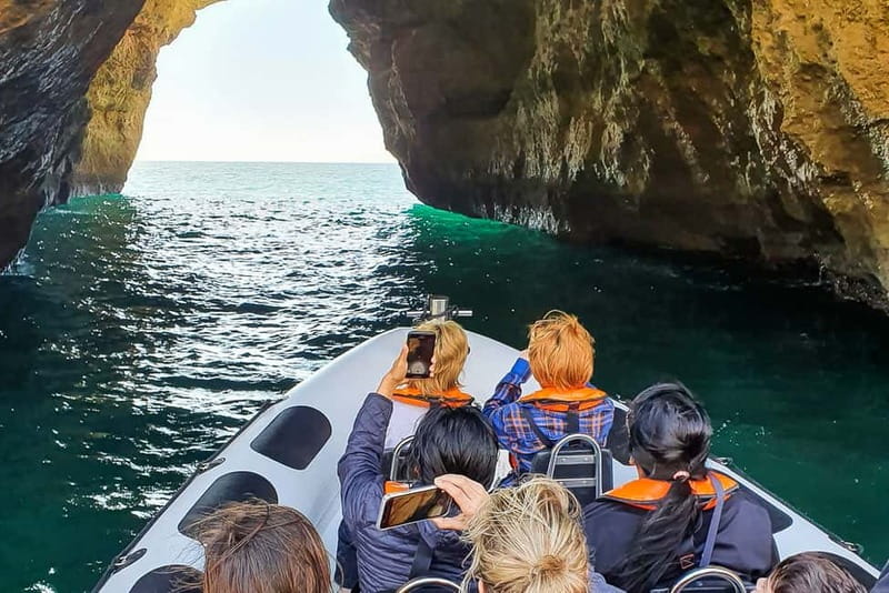 From Lagos: Benagil Caves Speedboat Adventure - Secret grottos, coves, and pirate stories