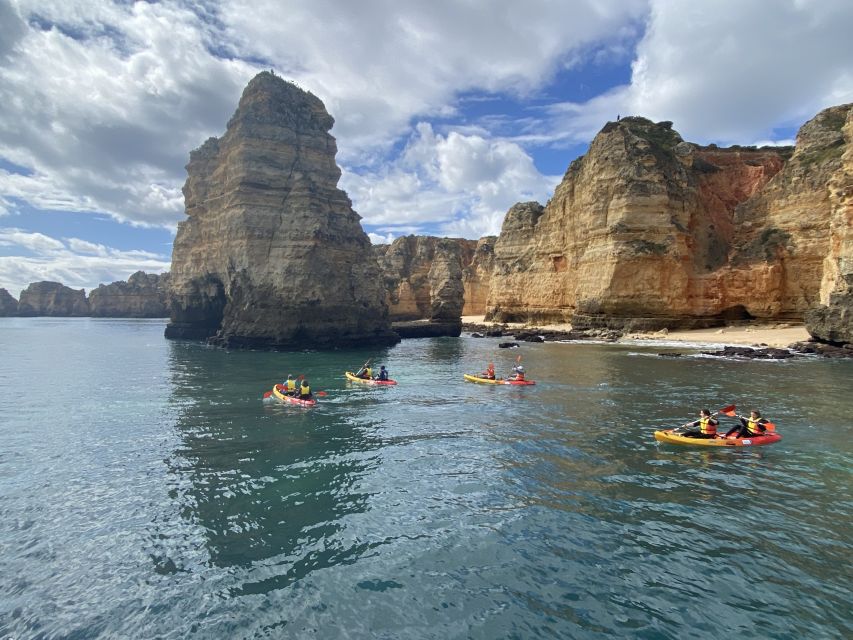 From Lagos: Kayak Experience in Ponta da Piedade - How the support boat changes the experience