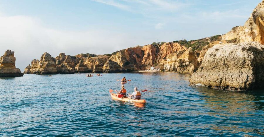 From Lagos: Kayaking and Boat Cave Explorer Tour - Why Ponta da Piedade works so well by kayak