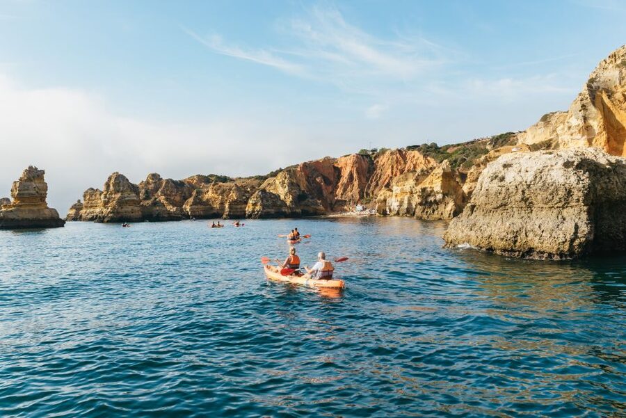 From Lagos: Kayaking and Boat Cave Explorer Tour - Starting at Gate EFGHI in Lagos Marina
