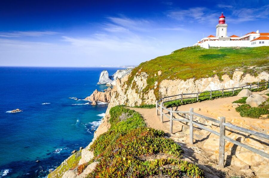 From Lisbon: Pena Palace, Regaleira, Sintra & Cascais Tour - Sintra old town and Quinta da Regaleira