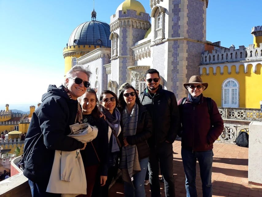 From Lisbon: Sintra Pena Regaleira Roca Cap Cascais Tour - Pena Palace brings the morning color