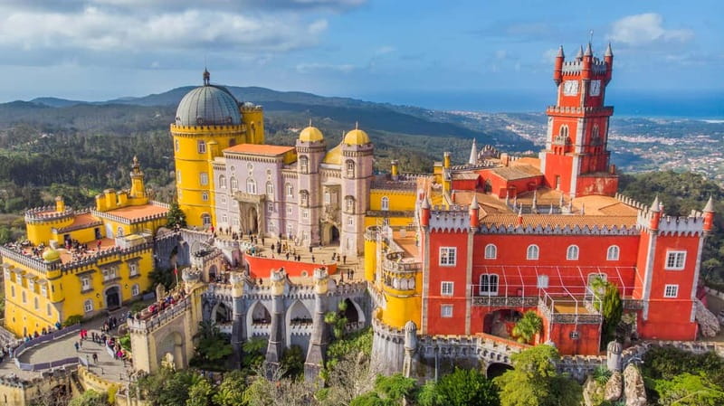 From Lisbon: Sintra Sights, Cabo da Roca, & Cascais Day Trip - Pena Palace: one hour and thirty minutes of color