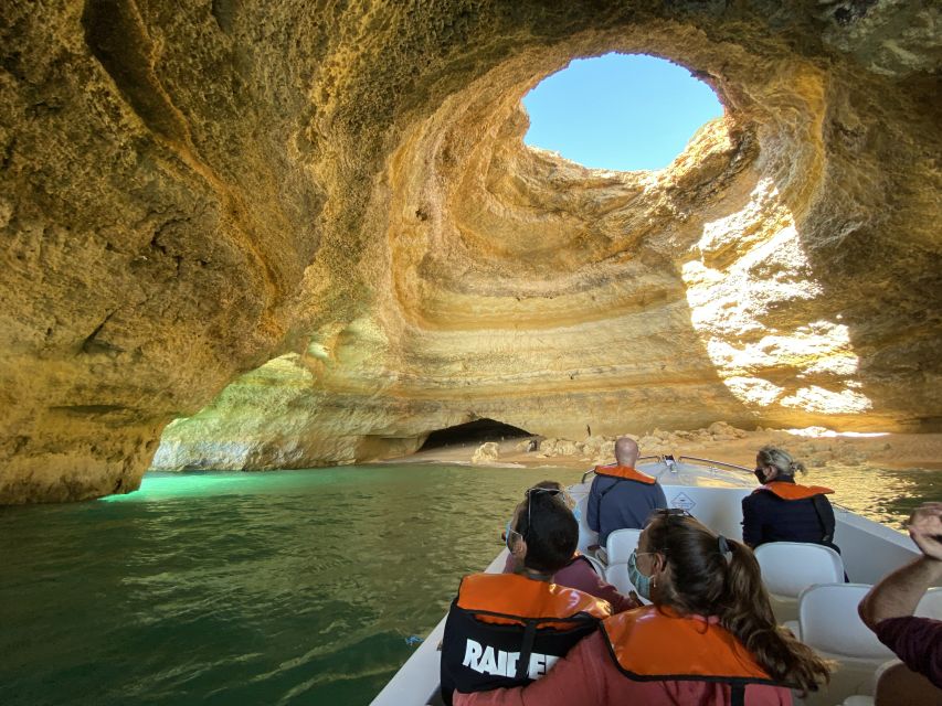 From Portimão: Algar de Benagil and Sea Caves Boat Tour - The ride back is scenic but can be rough