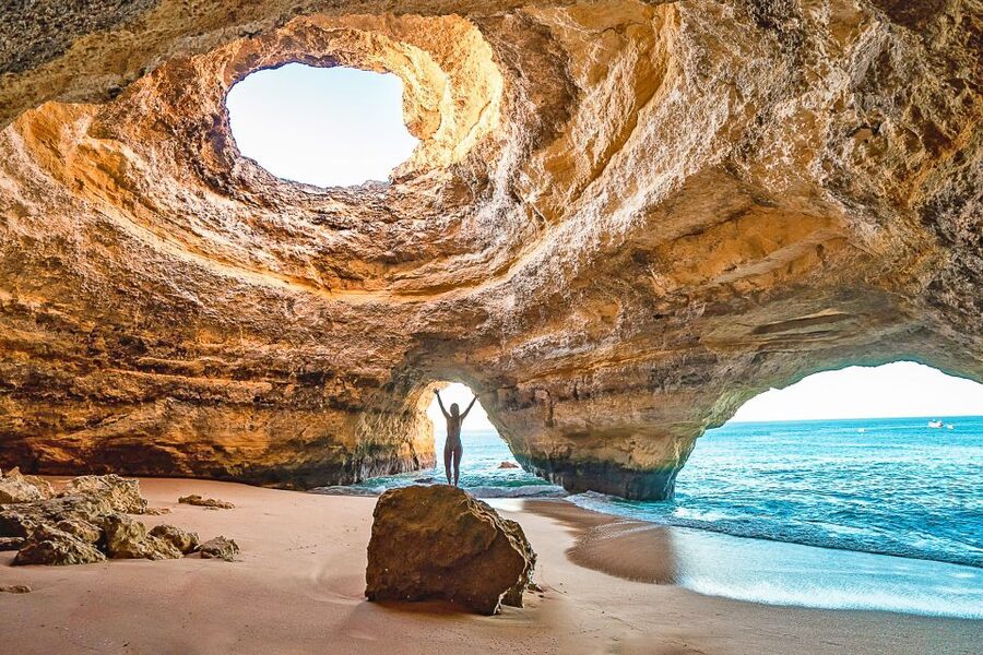 From Portimão: Benagil Sea Caves Boat Tour at Sunrise - Guides, Languages, and the Feel of the Ride