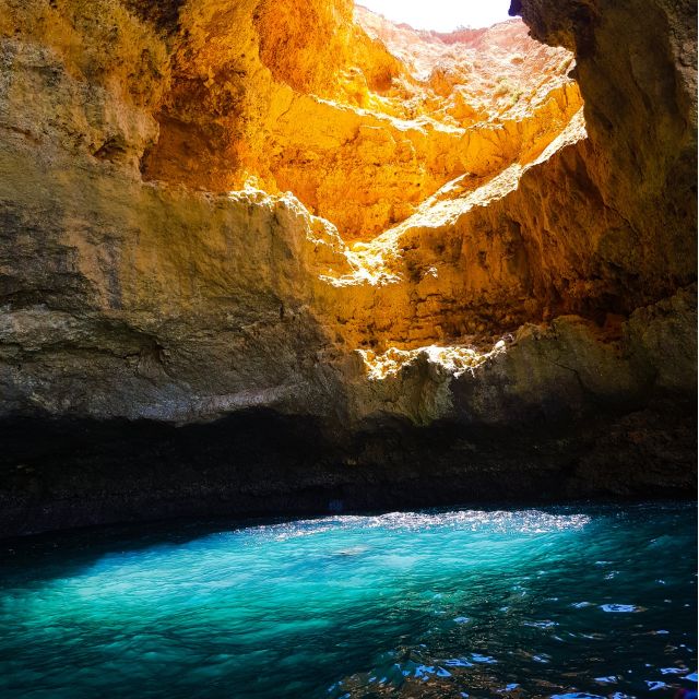 From Portimão: Benagil Sea Caves Boat Tour at Sunrise - Leaving the Arade River at Sunrise