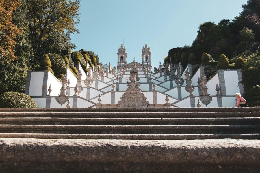 From Porto: Braga & Guimarães with Lunch Small Group Tour - Bom Jesus do Monte and its long staircase