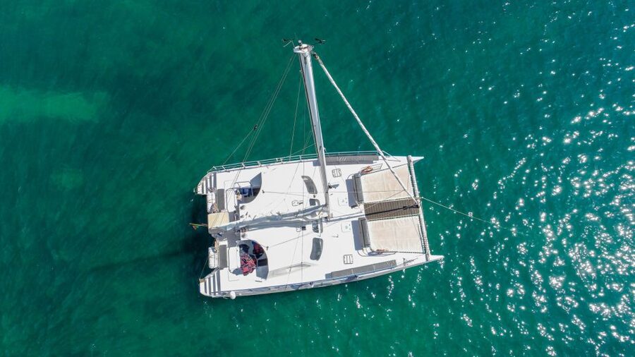 From Vilamoura: Sunset Catamaran Experience - Following the Algarve coast toward the caves
