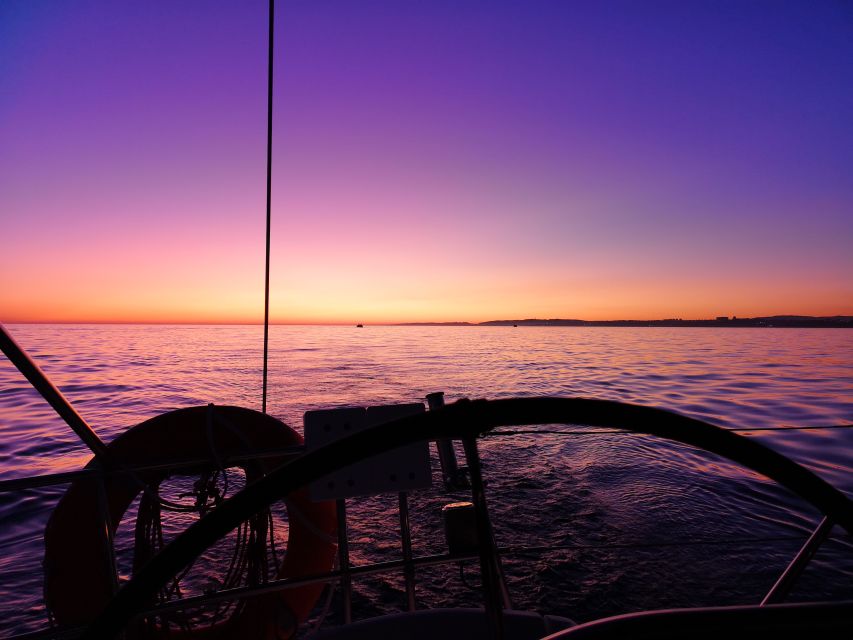From Vilamoura: Sunset Tour on a Luxury Sailing Yacht - Leaving Vilamoura marina in the early evening