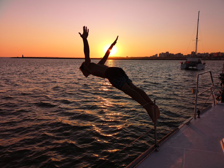 From Vilamoura: Sunset Tour on a Luxury Sailing Yacht - A possible swim before the sun drops