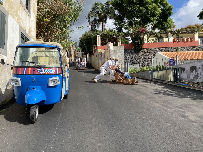 Funchal: Monte Tropical Garden & Toboggan Ride by Tuk Tuk - The climb to Monte and its famous church