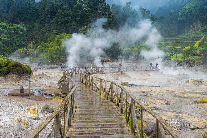 Furnas Volcano & Tea Plantation With Traditional Lunch, East Tour - Furnas village, fumaroles, and mineral waters