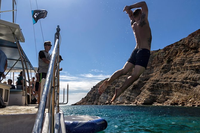 Lagos Half-Day Catamaran Cruise with Lunch - Camilo Beach and the sandstone coast