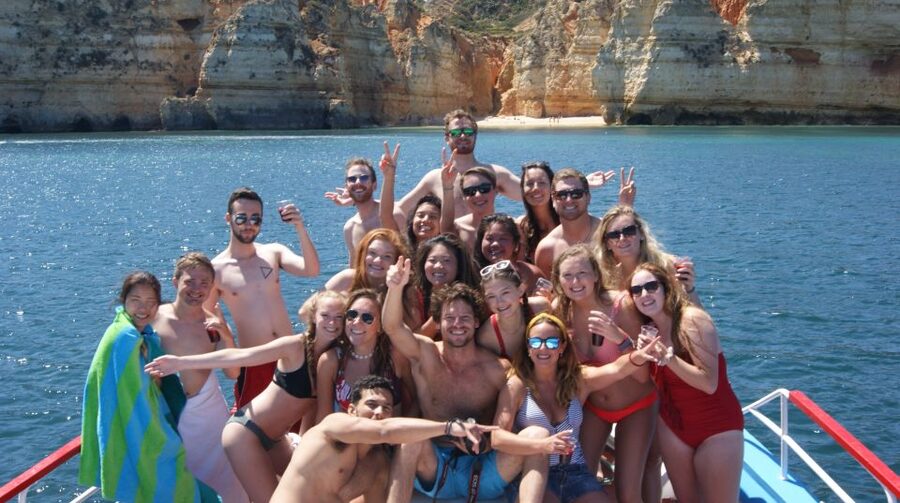 Lagos: Ponta da Piedade Cave and Coastal Tour - Swimming from the boat, with cold water as the catch