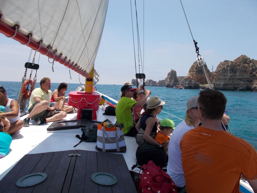 Lagos: Ponta Piedade Sail & Caves Cruise w/Portuguese Tapas - Swimming and sunbathing depend on the Atlantic