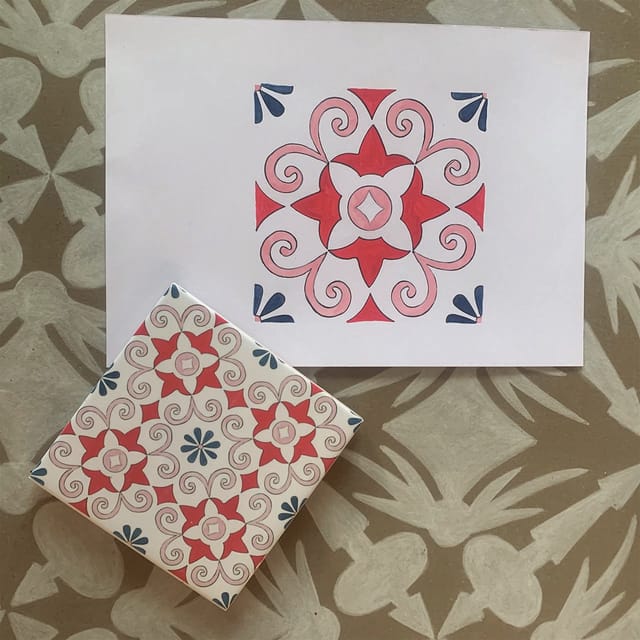 Lisbon: Azulejos' Design Create Your Own Tile Workshop - The behind-the-scenes Photoshop work