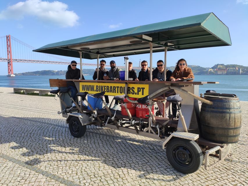 Lisbon: Beer Bike Tour with Sangria and Beer - The one-hour route beside the Tagus