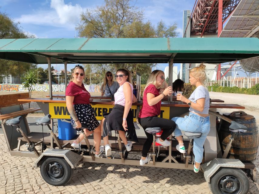 Lisbon: Beer Bike Tour with Sangria and Beer - Drinks, music, and the social side