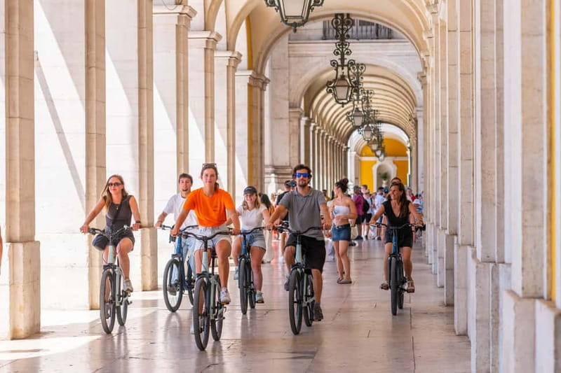 Lisbon Bike Tour: Downhill Downtown Lisbon to Belém - MAAT, the Discoveries Monument, and Belém Tower