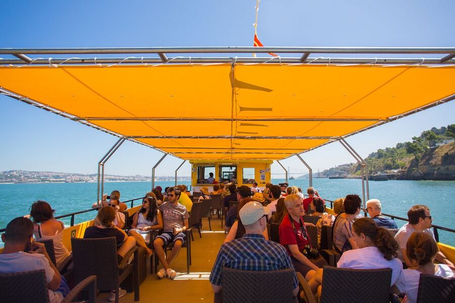 Lisbon: Boat Tour Ticket and Hop-on Hop-off 48-Hour Bus. - The blue-sign Belém route and Lisbon’s grand waterfront