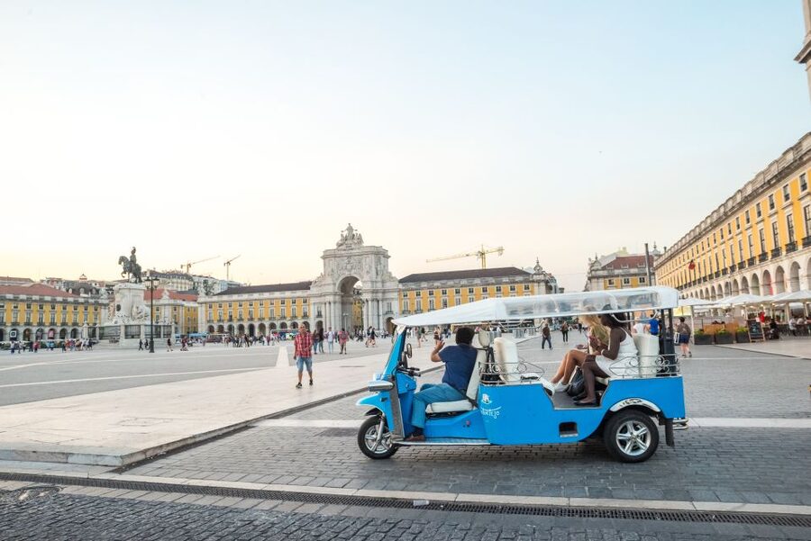 Lisbon by Tuk Tuk Guided Tour: City of Neighborhoods - Baixa: earthquake, squares, and grand rebuilding