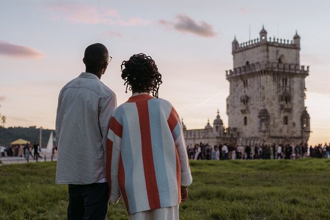 Lisbon Cinematic Photoshoot with Top-Rated Photographer - Bica Funicular creates a playful Lisbon frame