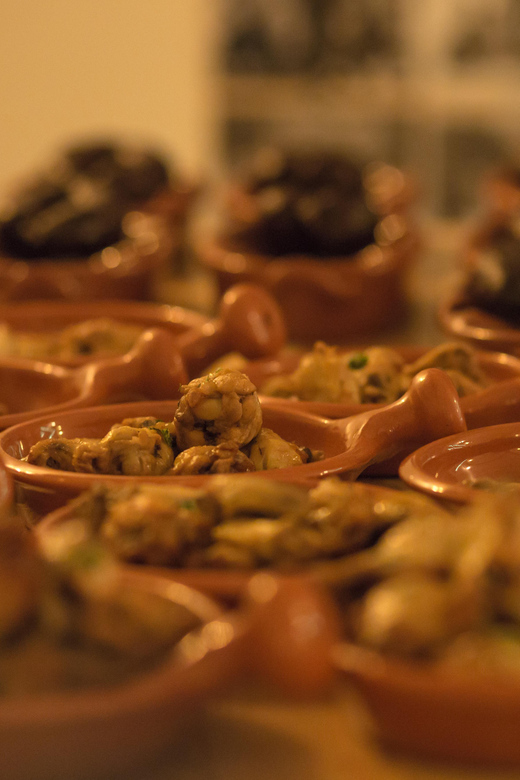 Lisbon: Fado Night with Dinner with Live Performance - The first courses: Portuguese petiscos at a long table