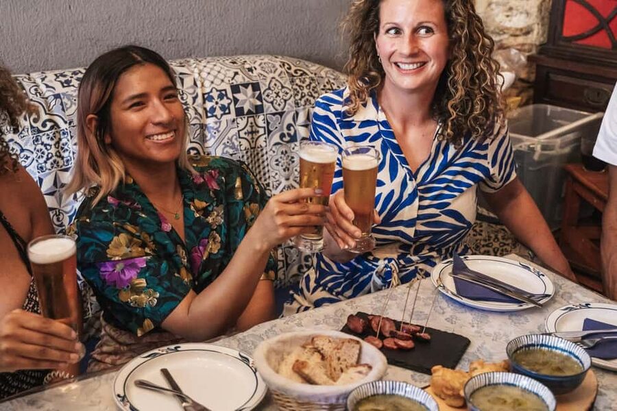 Lisbon: Food Crawl Walking Tour with Local Tastings - Four drinks, including Ginjinha and vinho verde