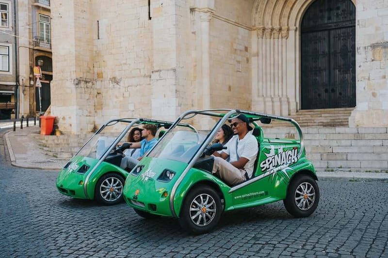 Lisbon: GPS-Guided Spinach Tour by Electric Car - Choose between a guided excursion and self-guided freedom