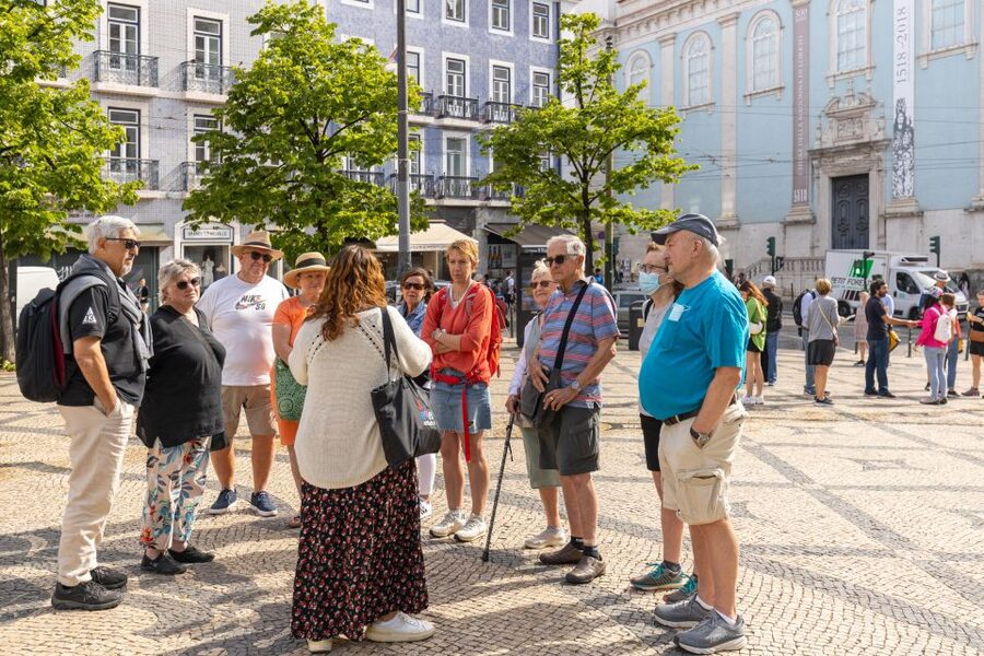 Lisbon: History, Stories and Lifestyle Walking Tour - Portas do Sol and the view over old Lisbon