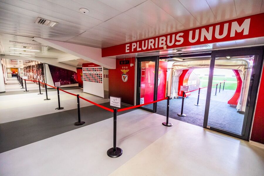 Lisbon: Luz Stadium Tour & SL Benfica Museum Ticket w/Scarf - Stadium models and the Sagres Stand