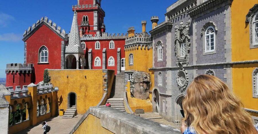 Lisbon: Pena, Regaleira & Atlantic Coast Tour with a Local - Sintra’s old center before the crowds gather