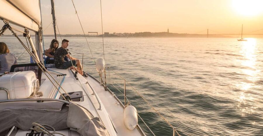 Lisbon: Private Sunset Cruise on the Tagus River with Drink - Setting out beside the Monument to the Discoveries