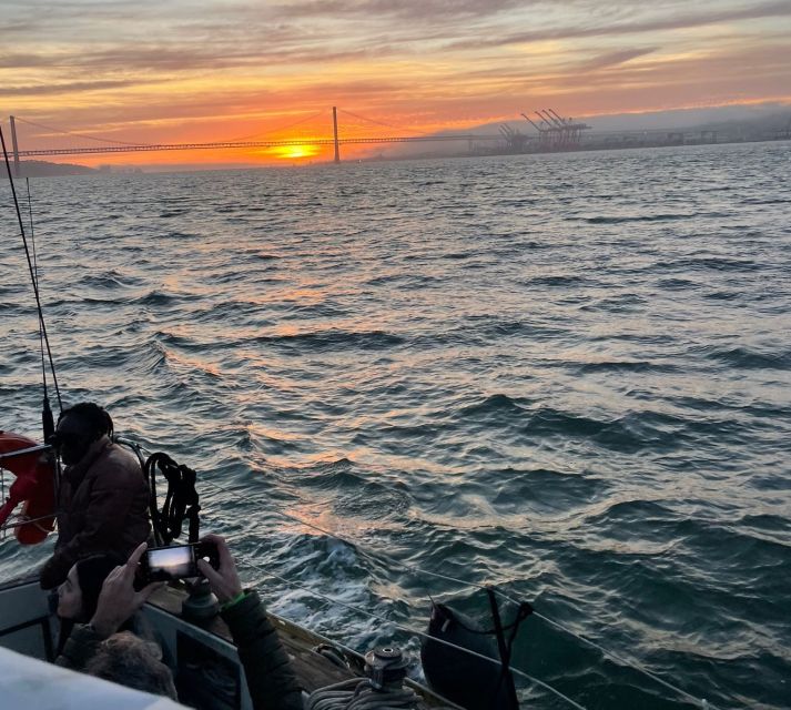 Lisbon: Sailboat Sunset Tour with a Drink - MAAT and the modern side of Lisbon