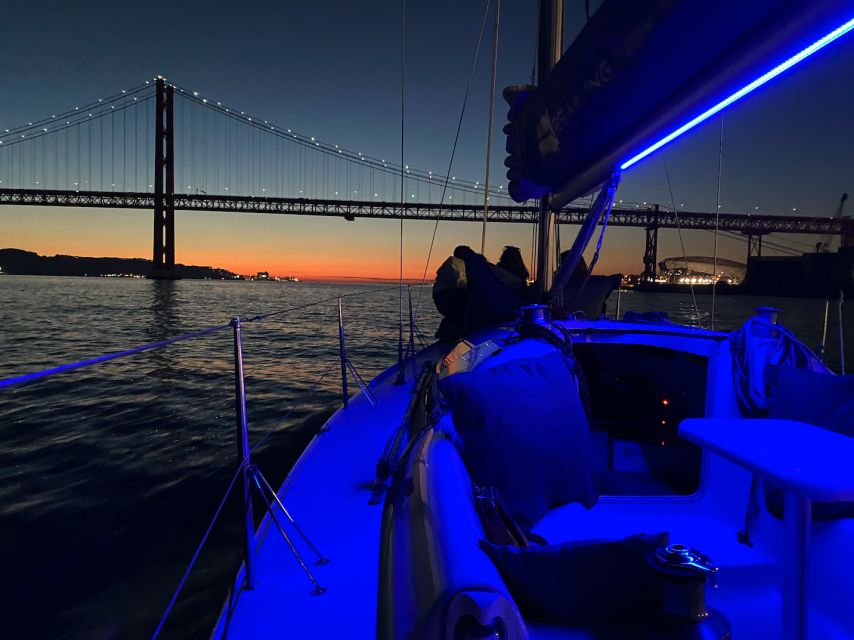 Lisbon: Sailboat Tour w/ Local Guide and Open Bar Green Wine - Belém Tower and Lisbon’s river entrance
