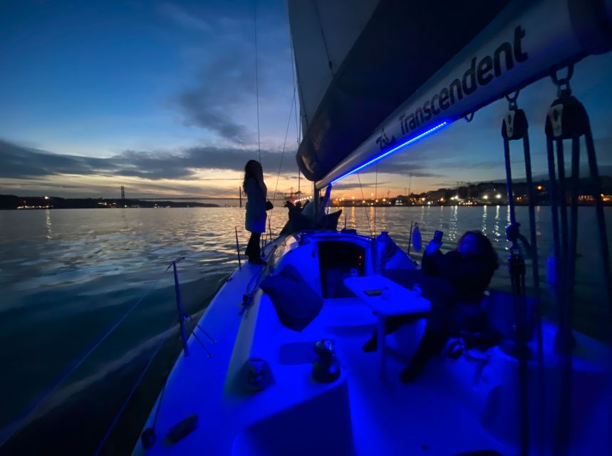 Lisbon: Sailboat Tour w/ Local Guide and Open Bar Green Wine - Commerce Square as the final landmark