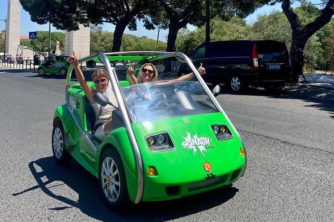 Lisbon Self-Drive Sightseeing Tour in an Electric Car - Learning the little green machine