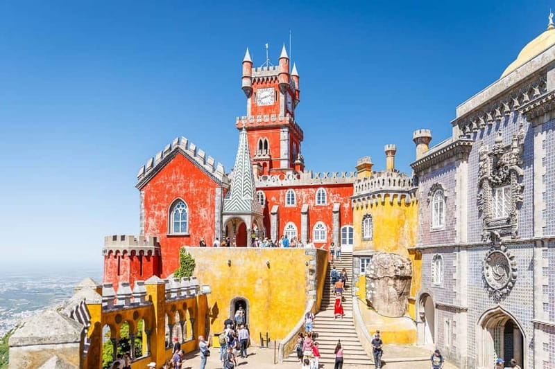 Lisbon: Sintra Cascais & Pena Palace Small Group Tour - Guincho Beach adds a coastal glimpse