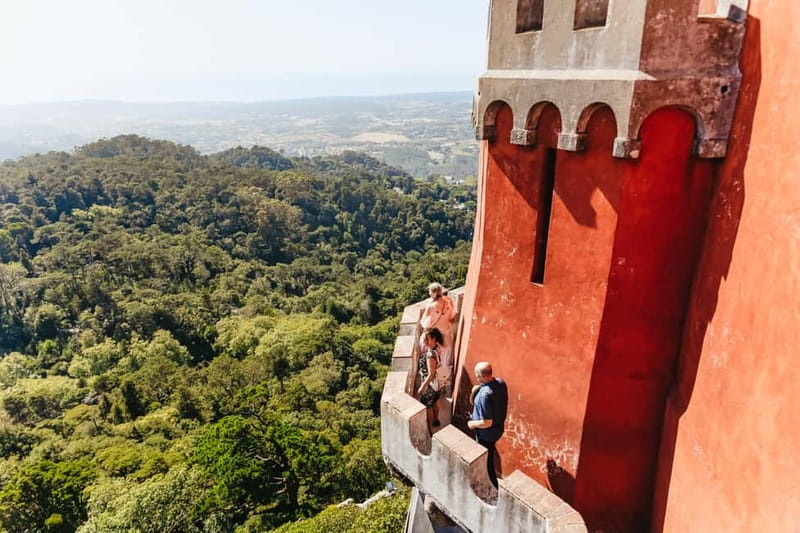 Lisbon: Sintra, Pena, Cabo da Roca, Cascais Tour with Pickup - Pena Palace is the visual centerpiece