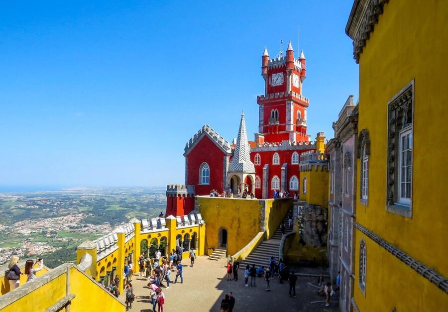 Lisbon: Sintra, Pena Palace, Cabo Roca Coast & Cascais Tour - Sintra: one hour among royal buildings and wooded hills