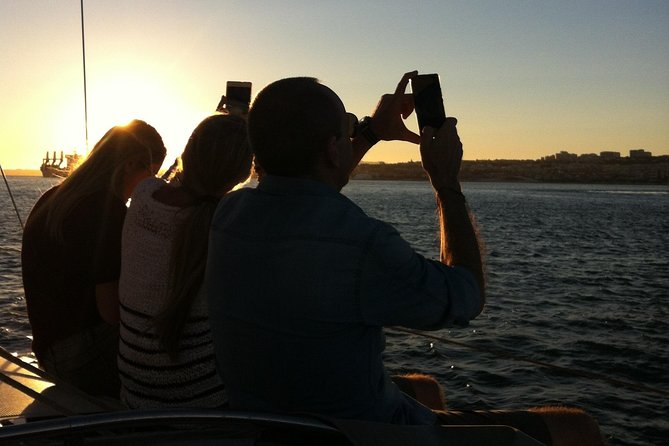 Lisbon Small Group 2h Sunset Sailing- Live Commentary & a Drink - Monument to the Portuguese Discoveries from the Tagus