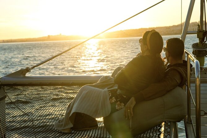 Lisbon: Sunset Catamaran Boat Tour with Music and Drinks - Belém Tower is the evening’s best landmark