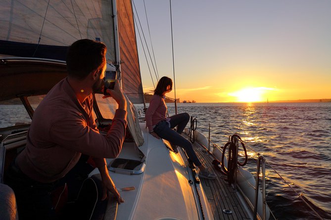 Lisbon Sunset Sailing Tour on Luxury Sailing Yacht with 2 Drinks - Lisbon’s center from the river