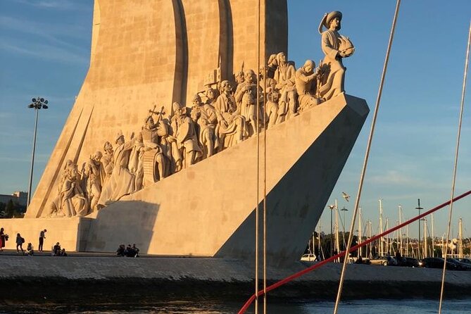 Lisbon: Sunset Sailing with Portuguese Wine and History - Sailing toward the Monument to the Discoveries