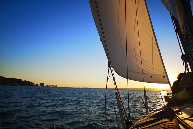 Lisbon: Sunset Sailing with Portuguese Wine and History - Belém Tower from the river
