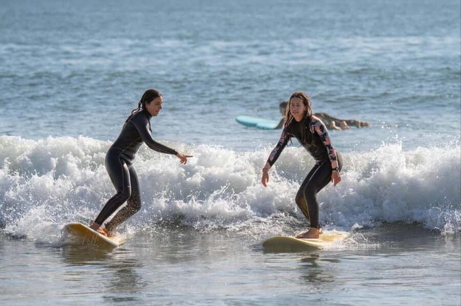 Lisbon Surf Guide - Surf class & Pick Up - Meeting the van near Titanic Sur Mer