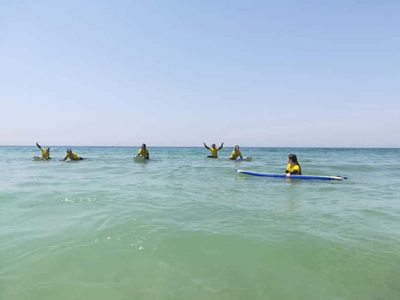 Lisbon: Surfing Lesson on Costa de Caparica Beach - The first lesson on sand