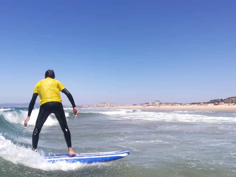 Lisbon: Surfing Lesson on Costa de Caparica Beach - About two hours testing the waves