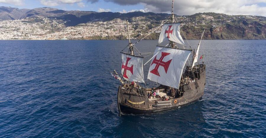 Madeira: Flag Ship Tour aboard Santa Maria de Colombo - The Cabo Girão Swim Stop