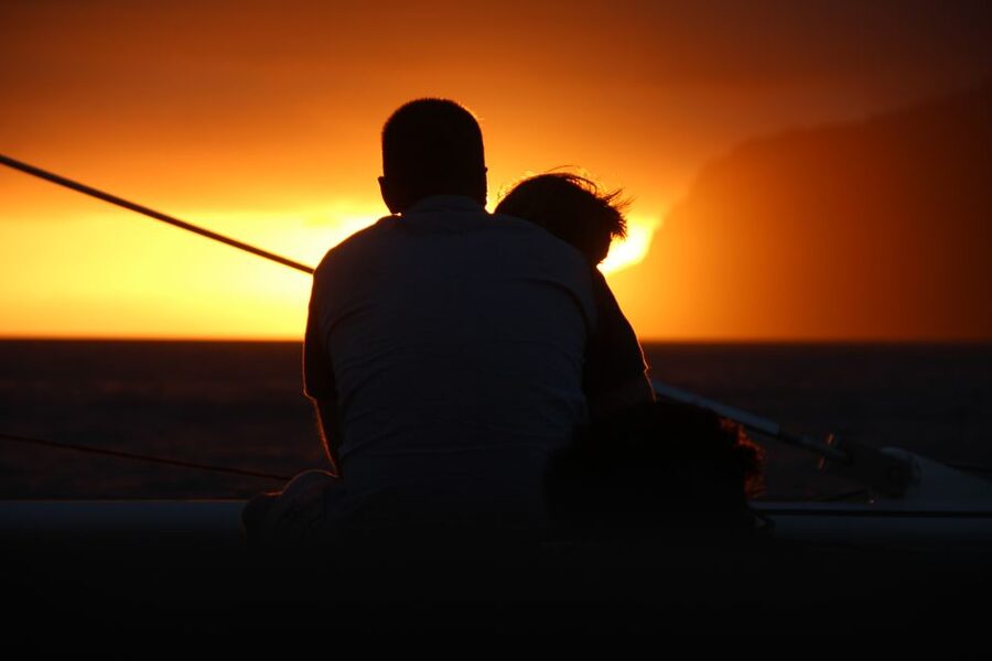 Madeira: Funchal Sunset Tour by Catamaran - Sunset, mountain silhouettes, and evening light
